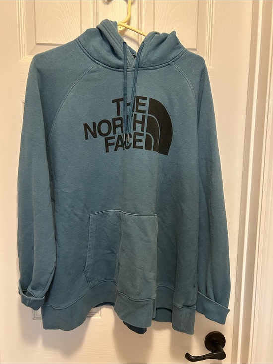 The North Face Other - The North Face Women’s Blue Crewneck Hoodie with Black Logo